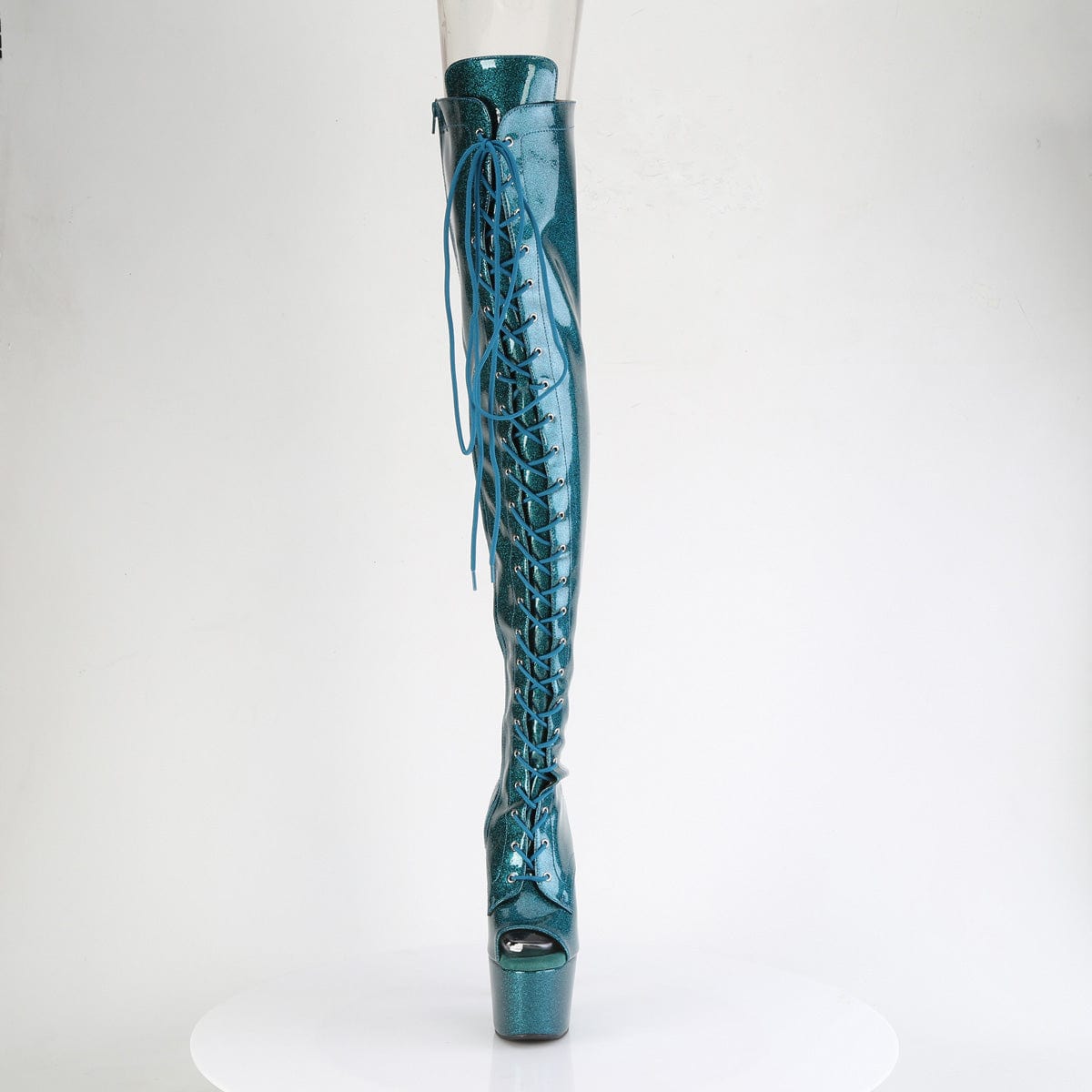 ADORE-3021GP Teal Glitter Patent/M Pleaser US Size (Women's): 5