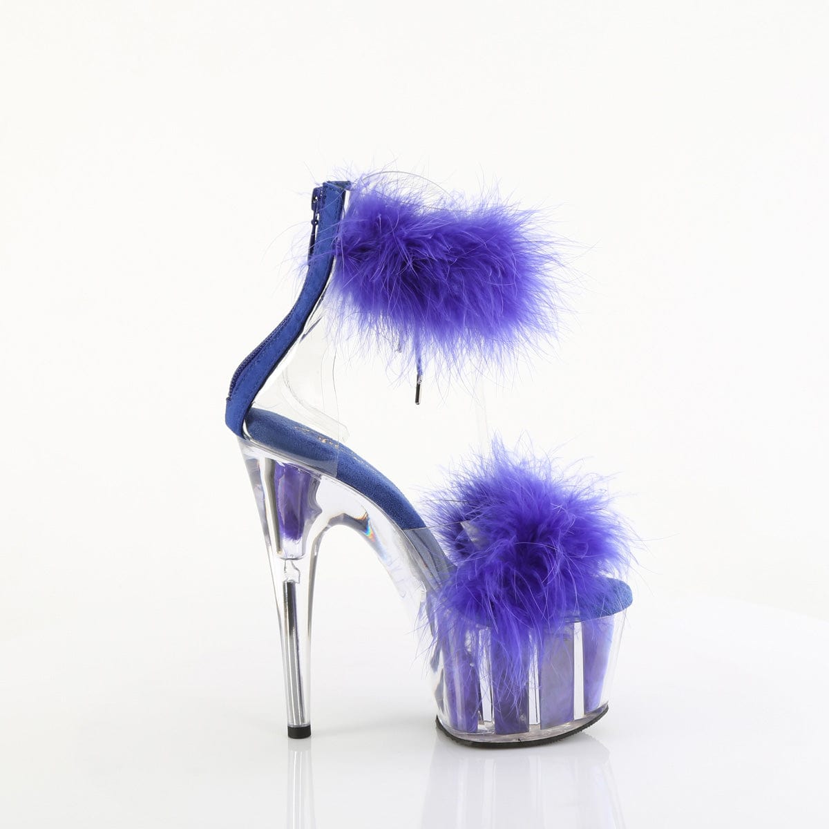 ADORE-724F Clear-Royal Blue Fur/M