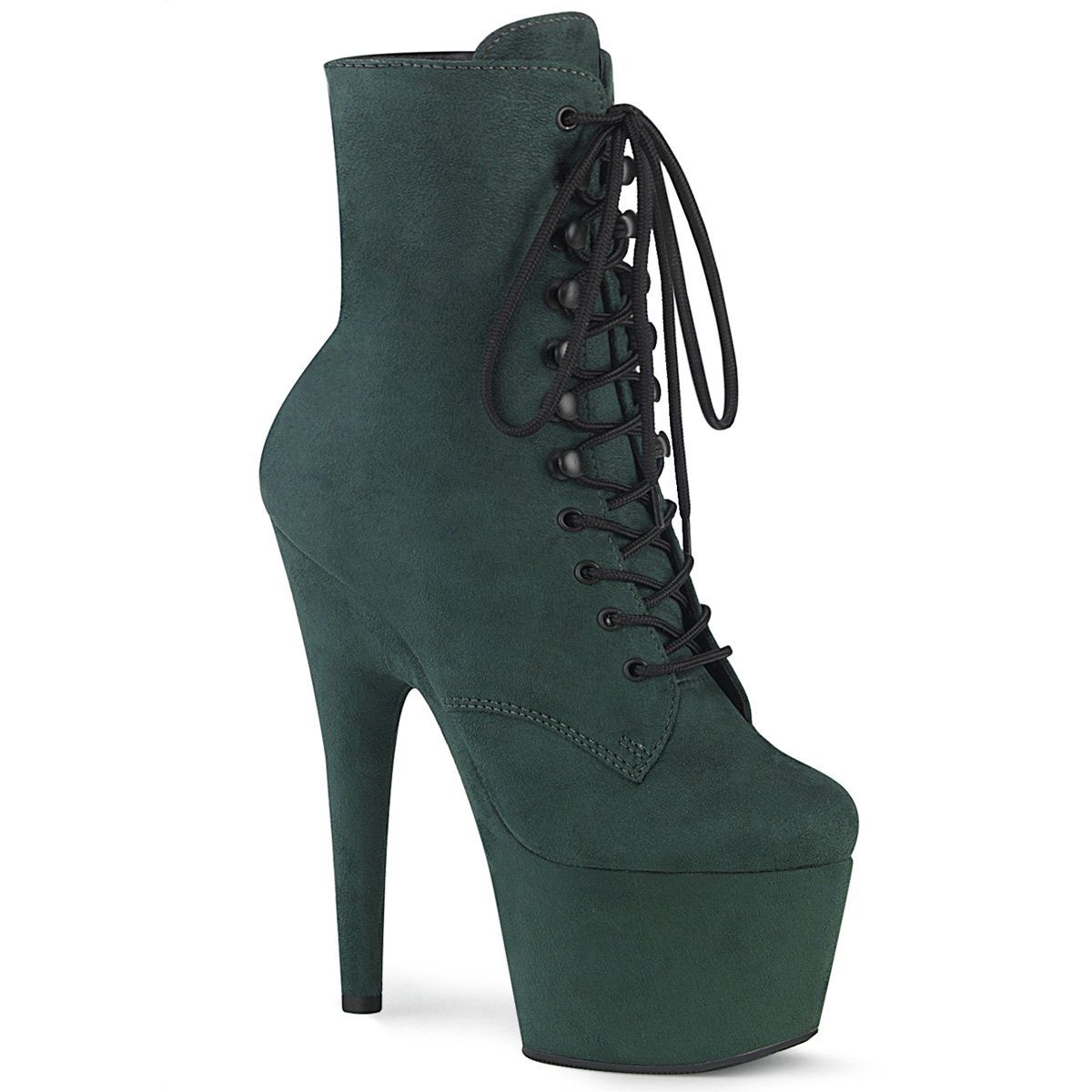 ADORE-1020FS Emerald Green Faux Suede Ankle Boot Pleaser