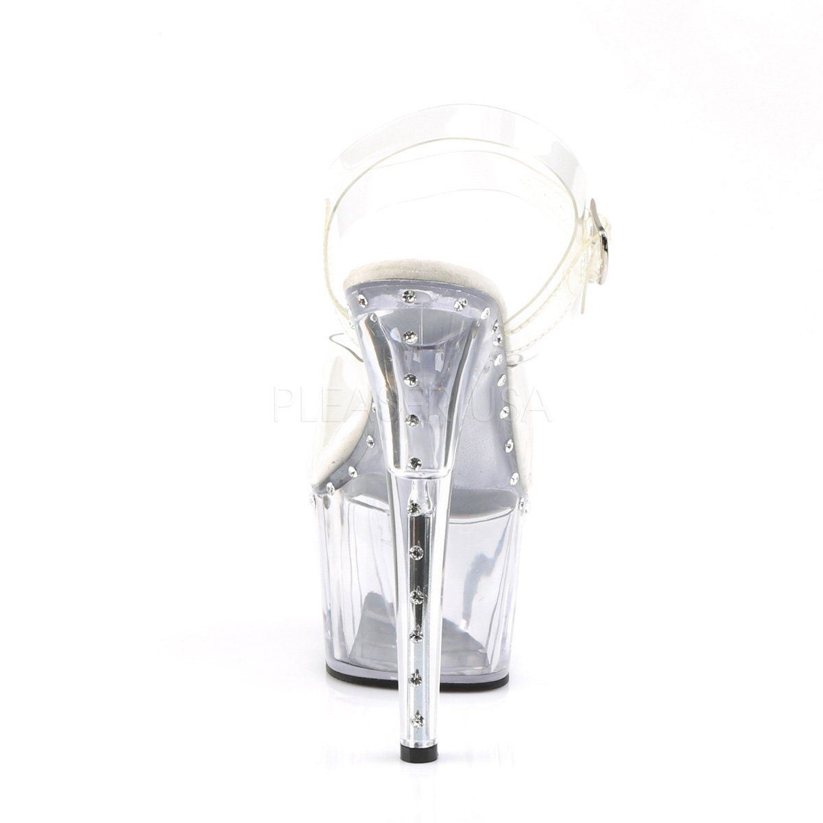 ADORE-708LS Clear Platform Sandal Pleaser
