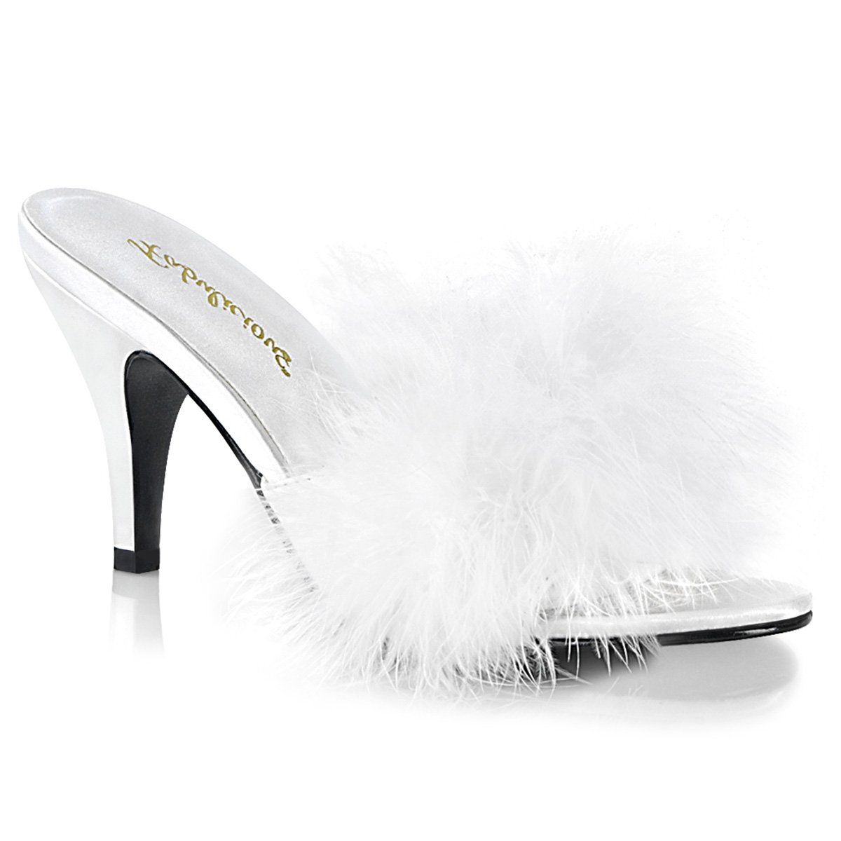 AMOUR-03 White Pu-Fur Fabulicious