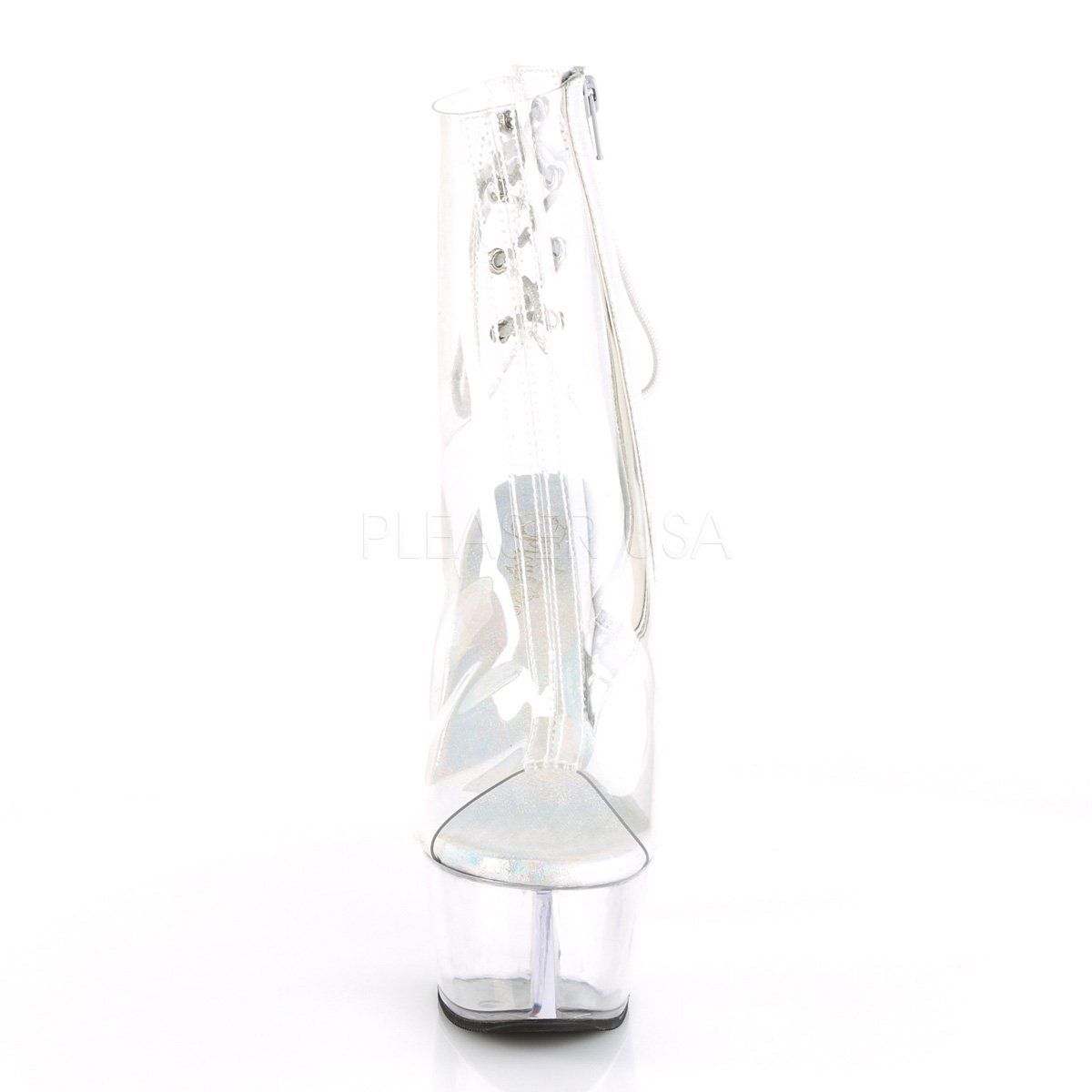 ASPIRE-1018C Clear Ankle Boot Pleaser
