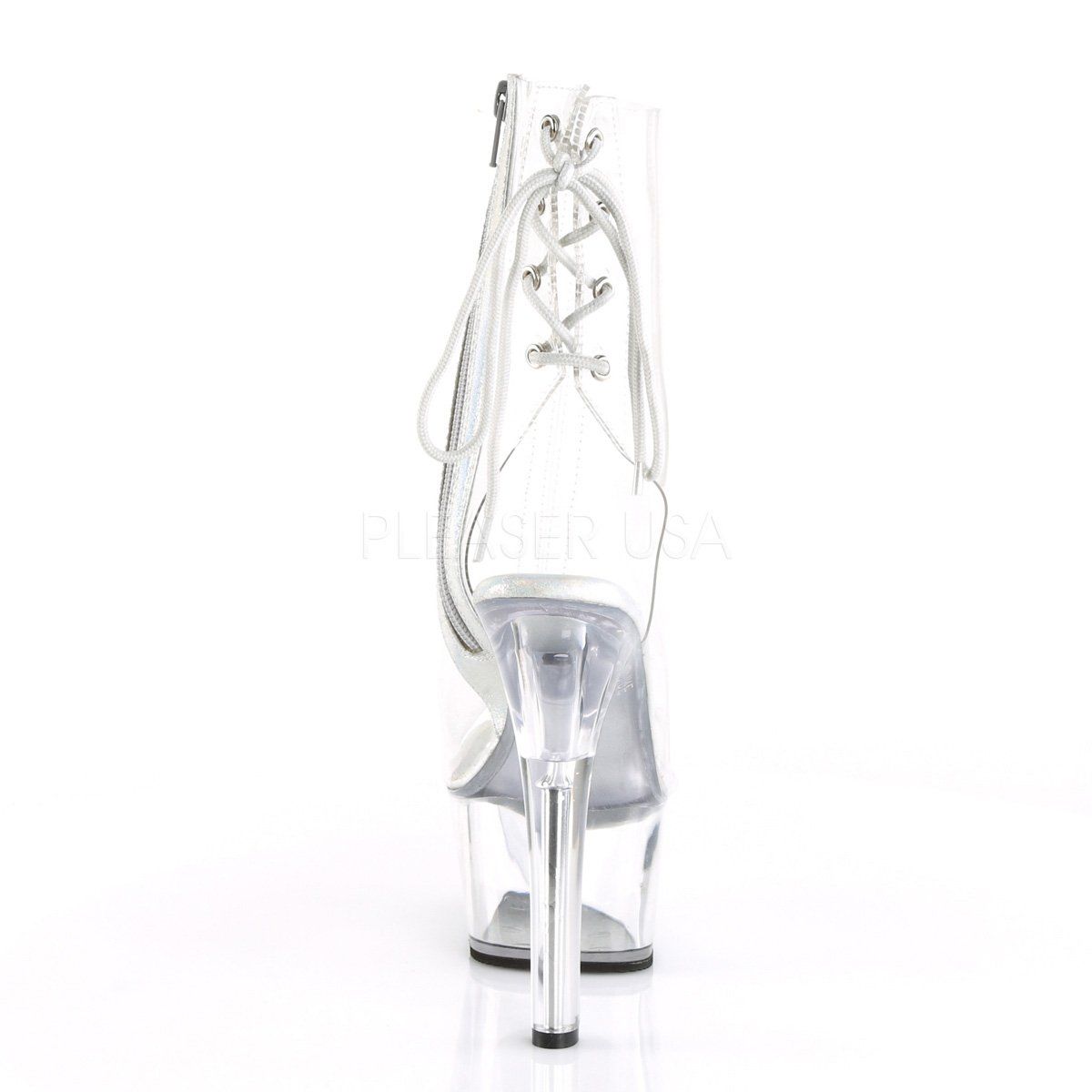 ASPIRE-1018C Clear Ankle Boot Pleaser