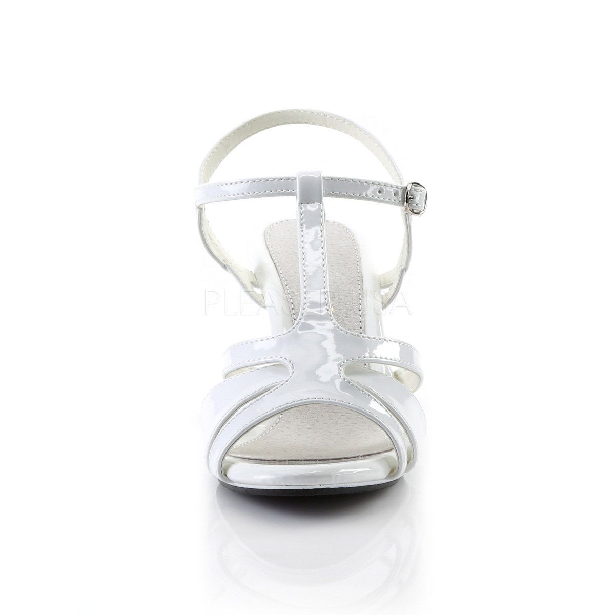 BELLE-322 White Patent Fabulicious