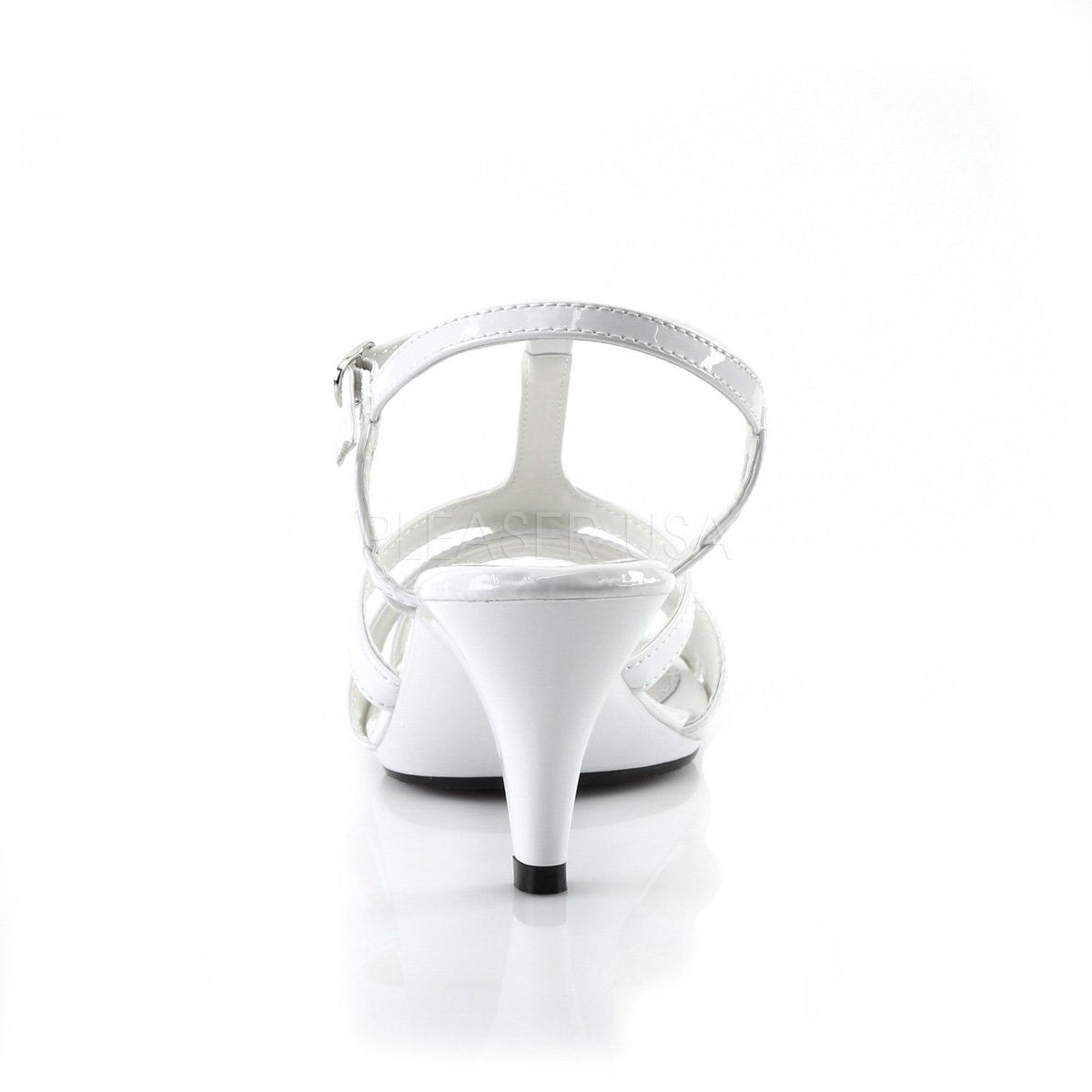 BELLE-322 White Patent Fabulicious