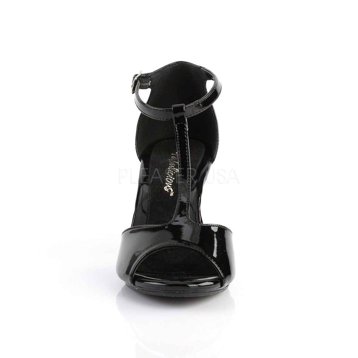 BELLE-371 Black Patent Fabulicious