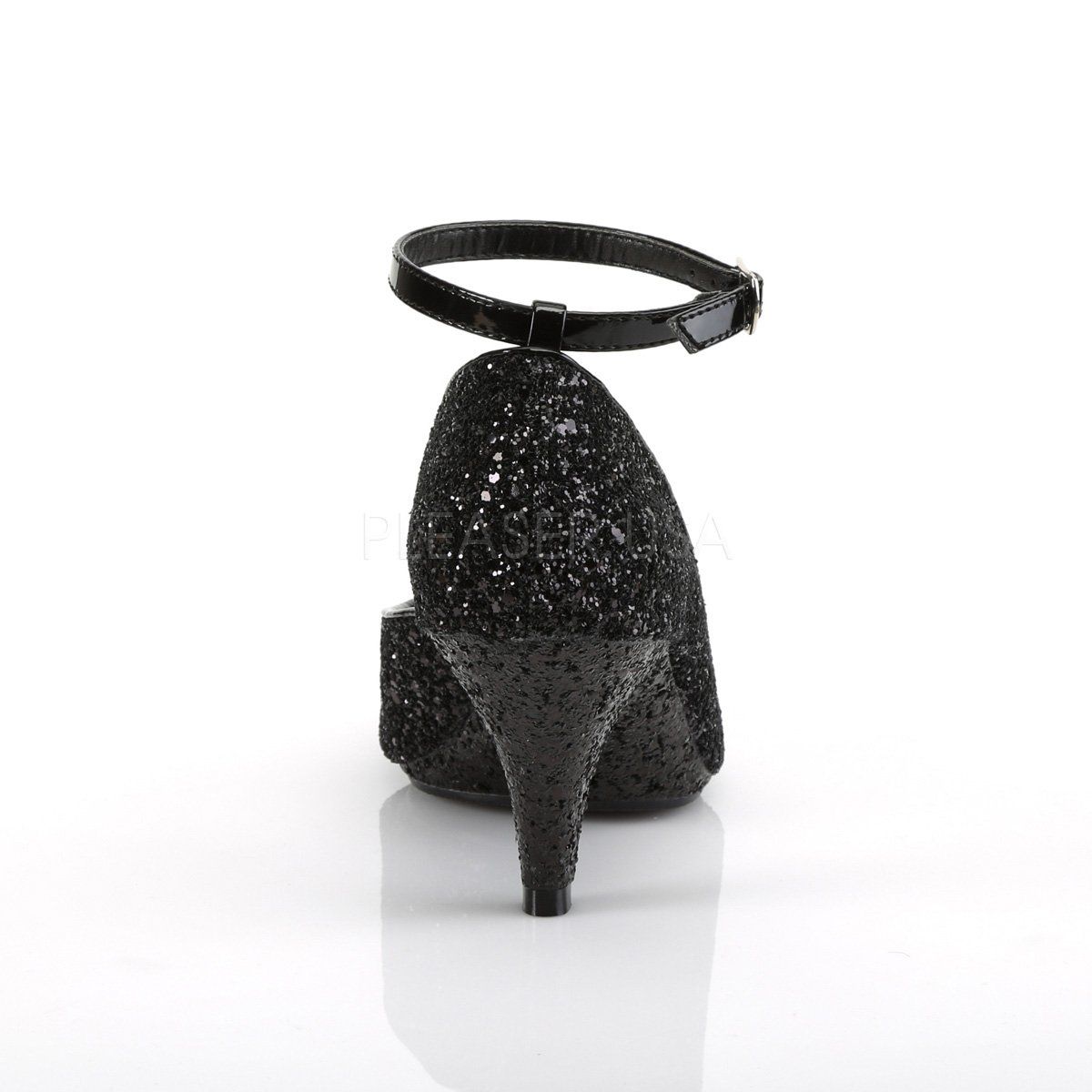 BELLE-381G Black Glitter Fabulicious