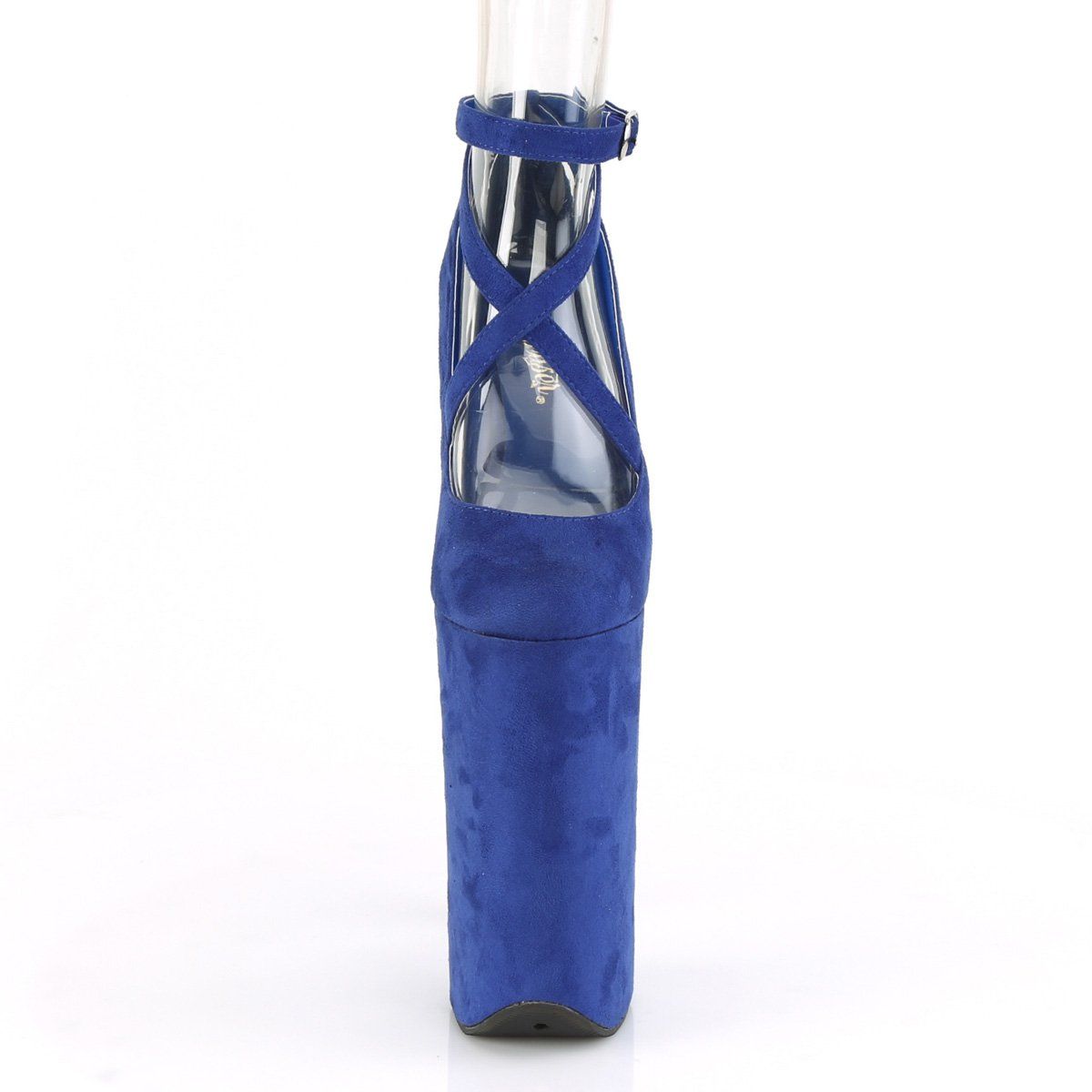 BEYOND-087FS Royal Blue FauxSuede/Royal Blue Faux Suede Pump Pleaser