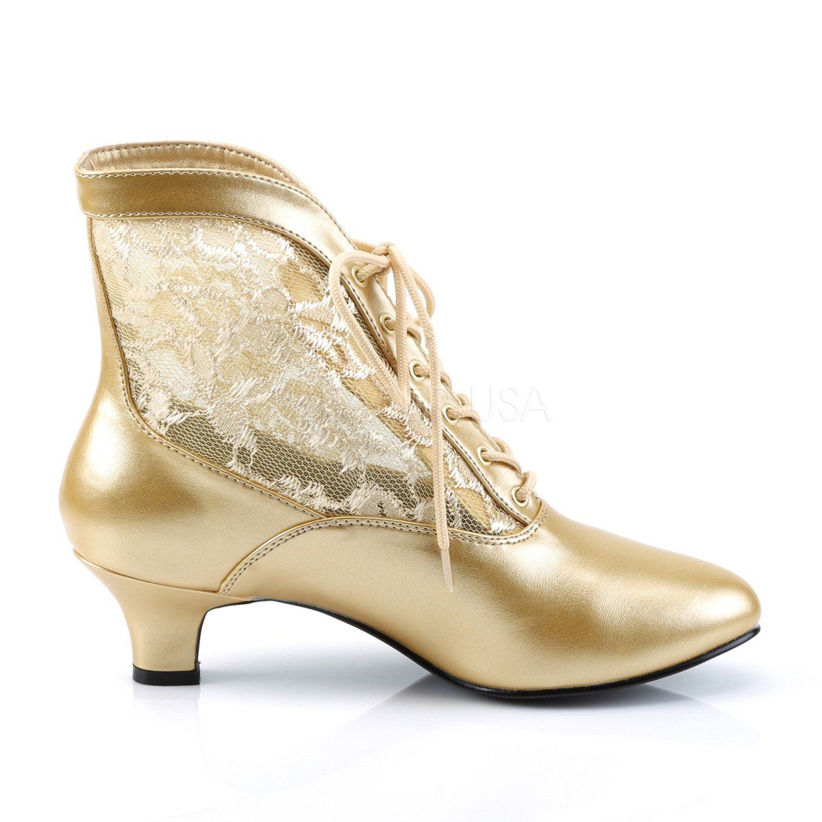 DAME-05 Gold Pu-Lace Funtasma