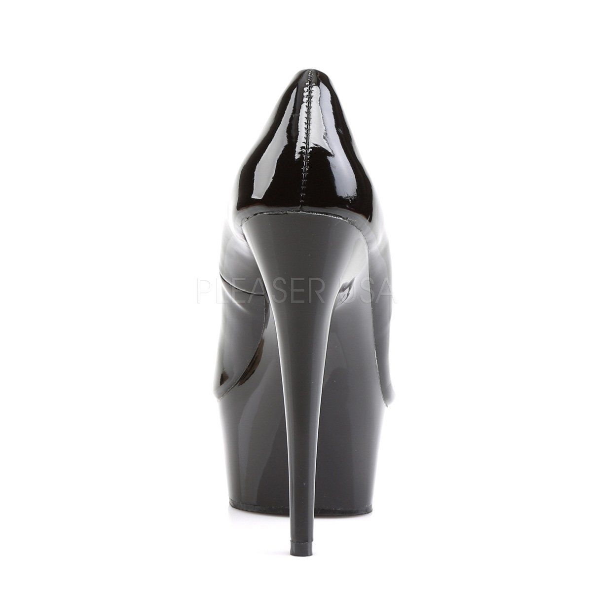 DELIGHT-685 Black Patent Pump Pleaser