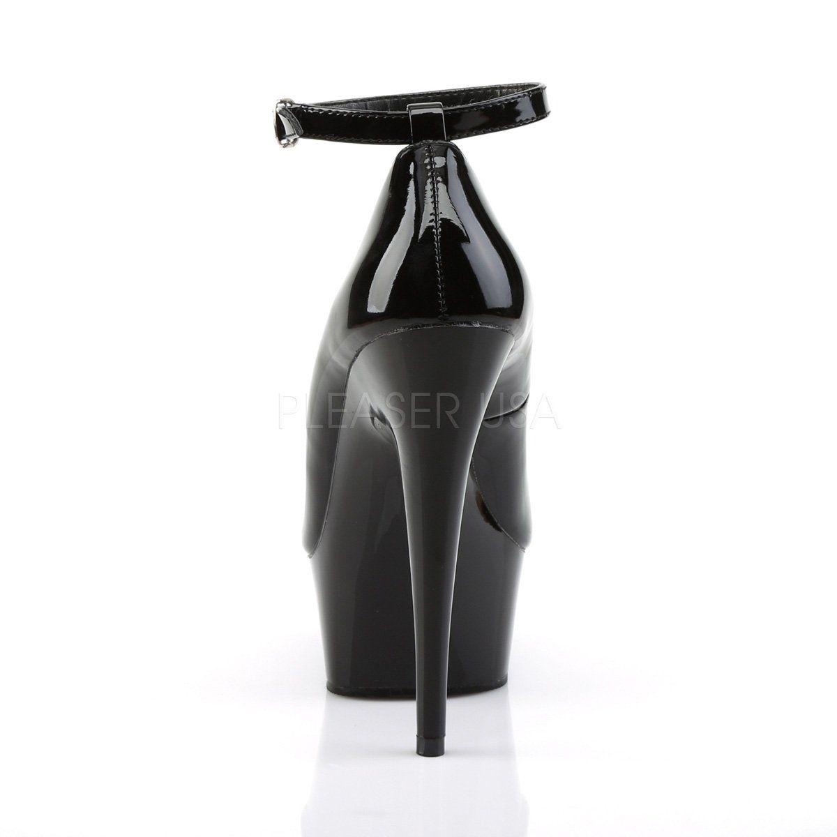 DELIGHT-686 Black Patent Pump Pleaser