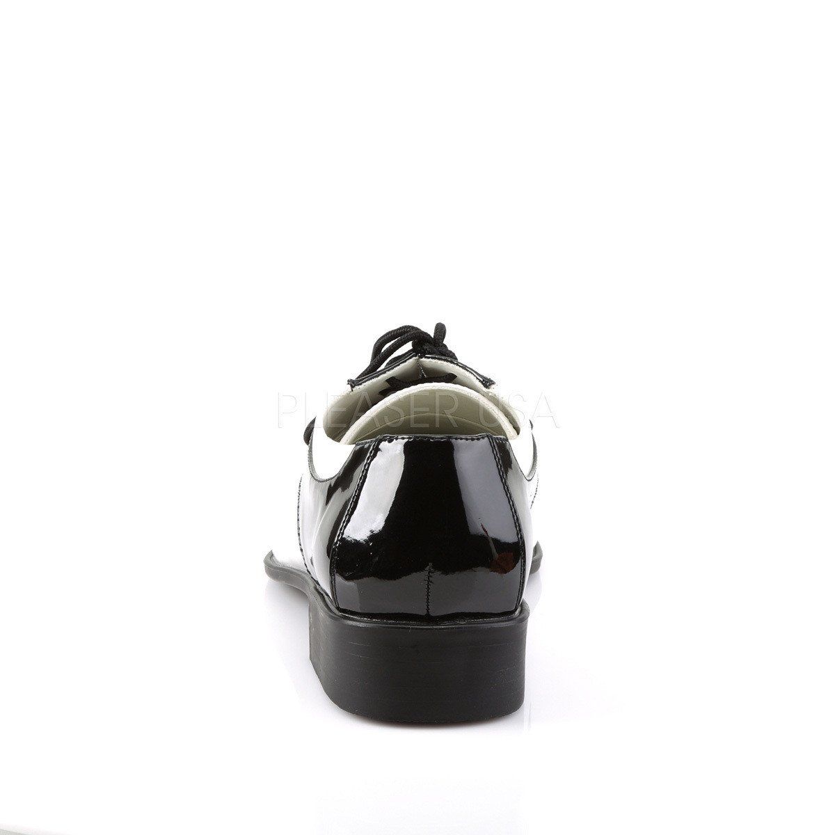 DISCO-18 Black-White Patent Funtasma