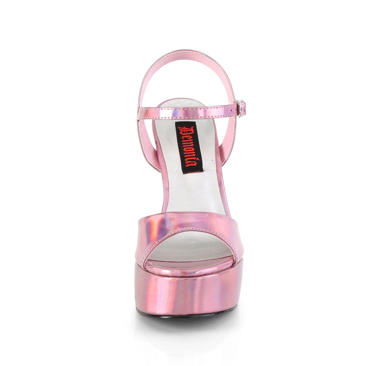 DOLLY-09 Pink Hologram Sandal Demonia