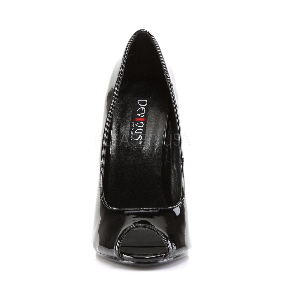 DOMINA-212 Black Patent Devious