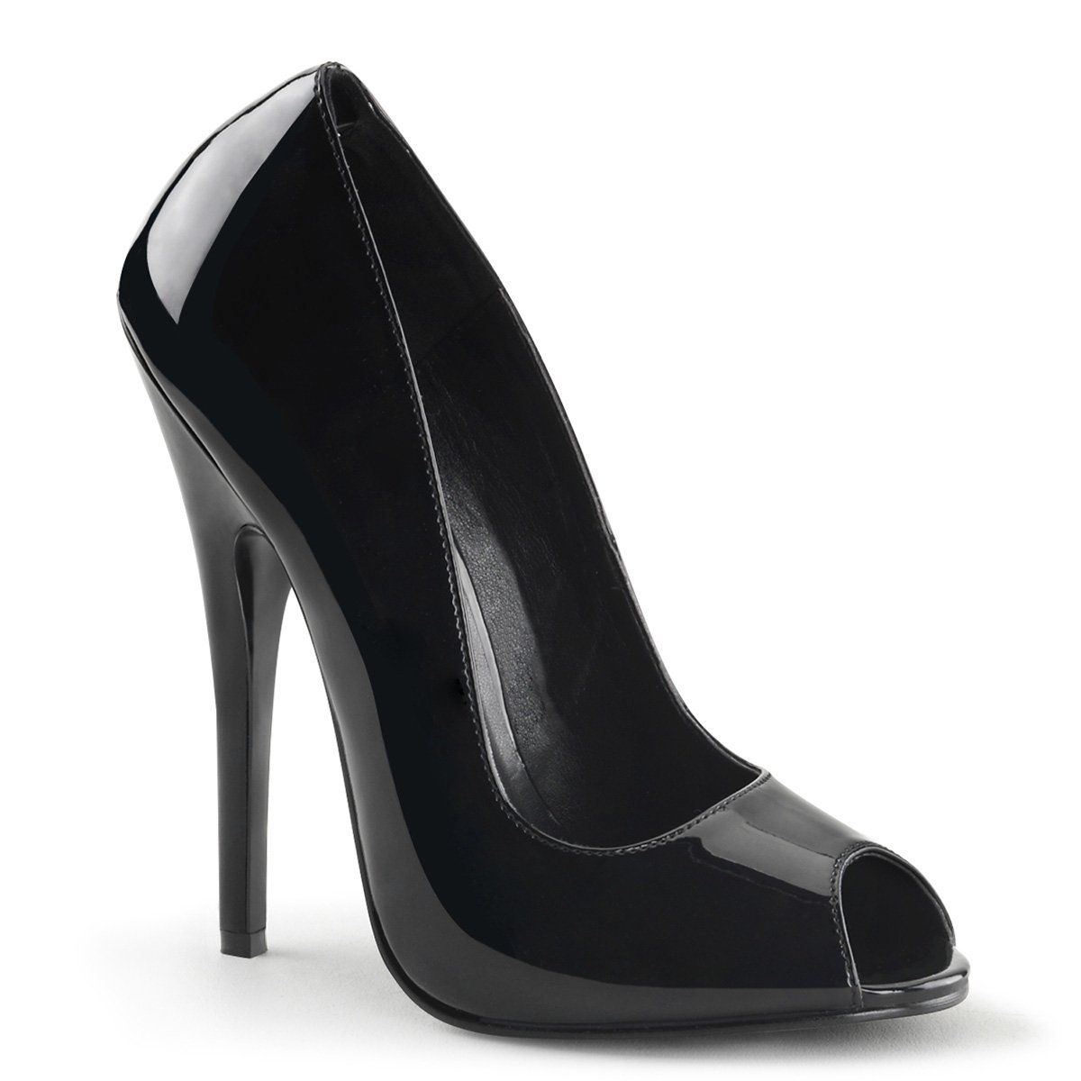DOMINA-212 Black Patent Devious