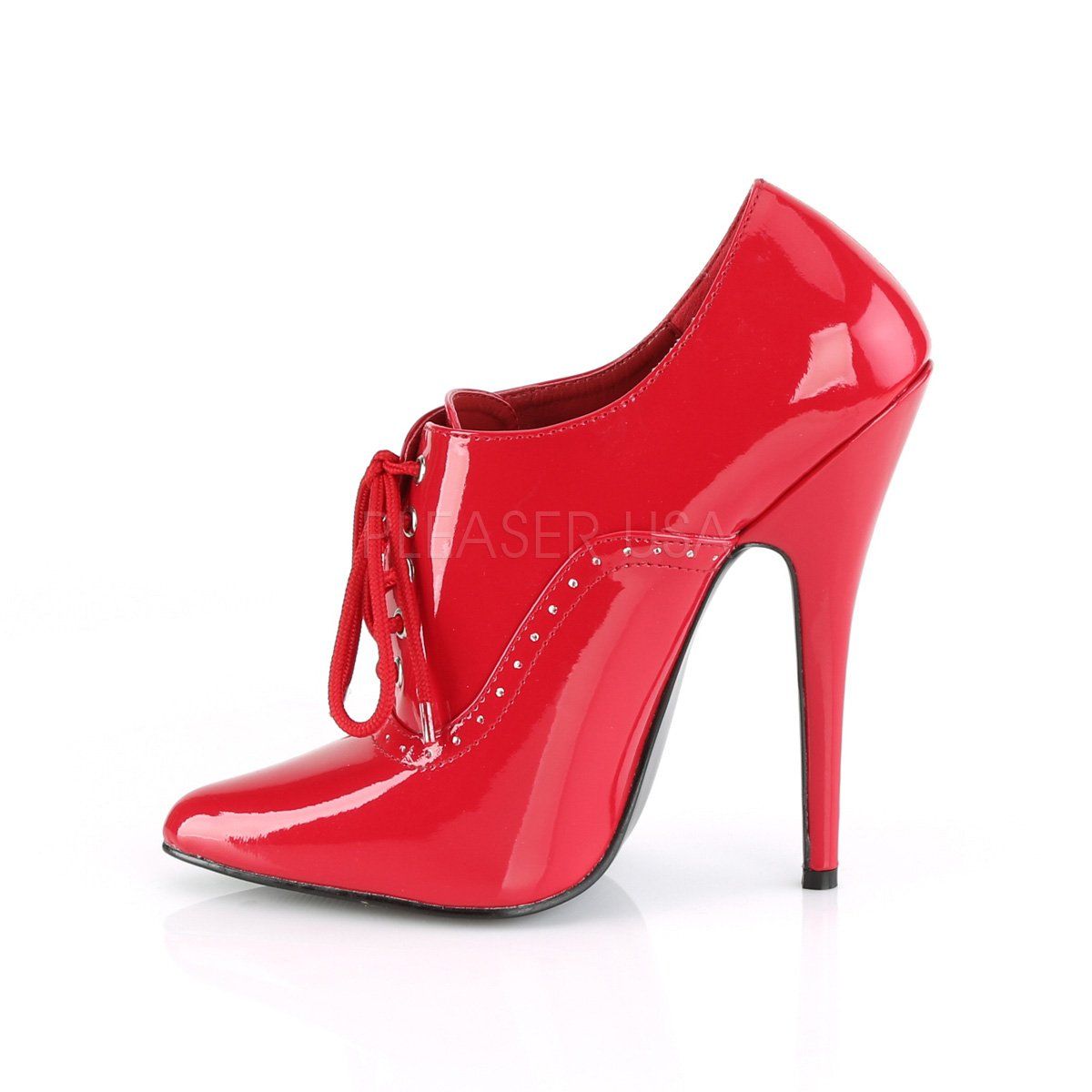 DOMINA-460 Red Patent Devious