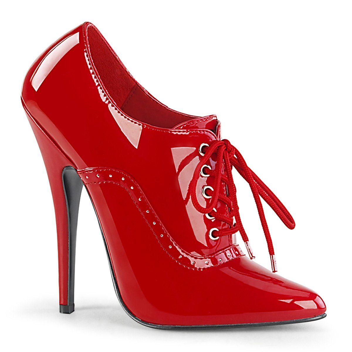 DOMINA-460 Red Patent Devious