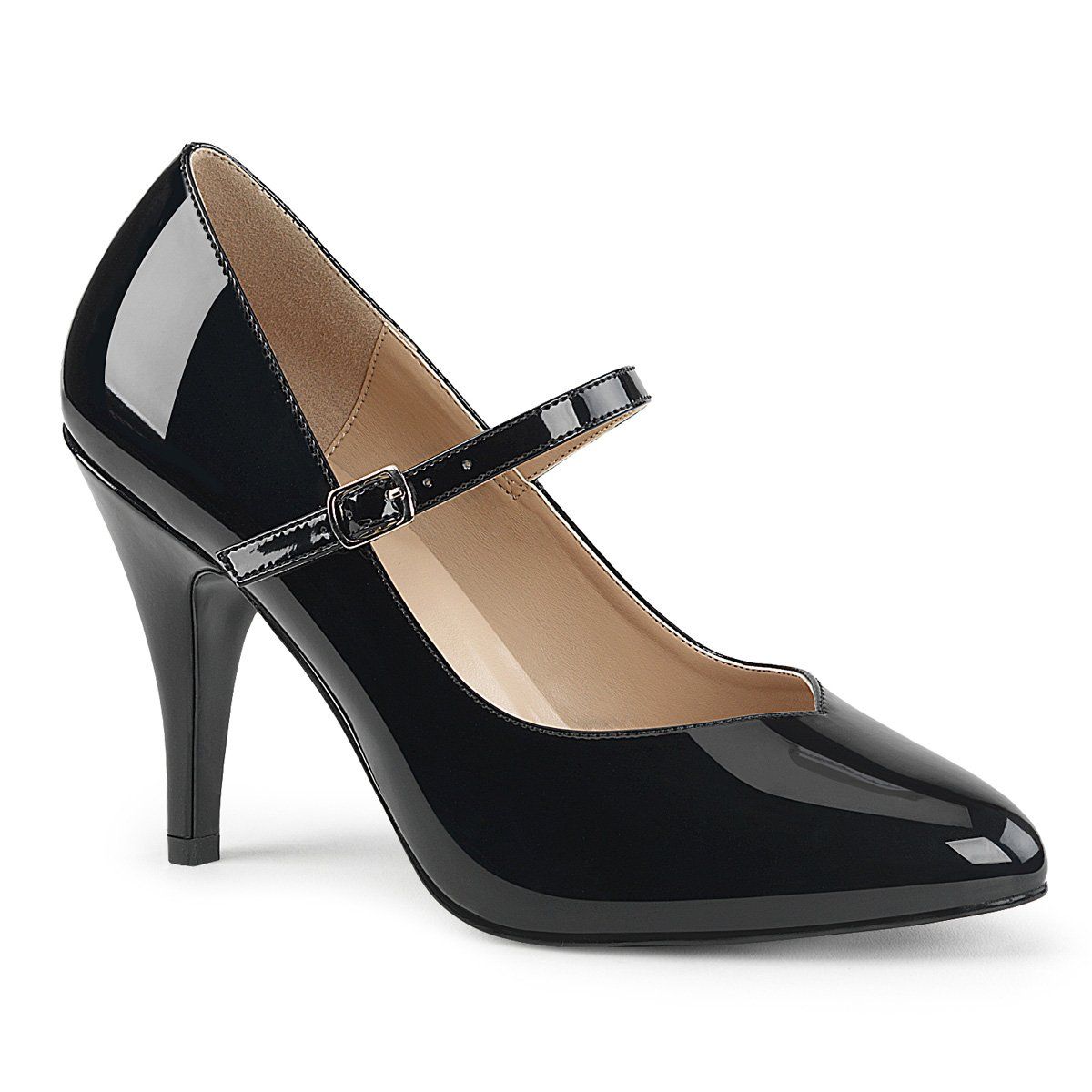 DREAM-428 Black Patent Pleaser Pink Label