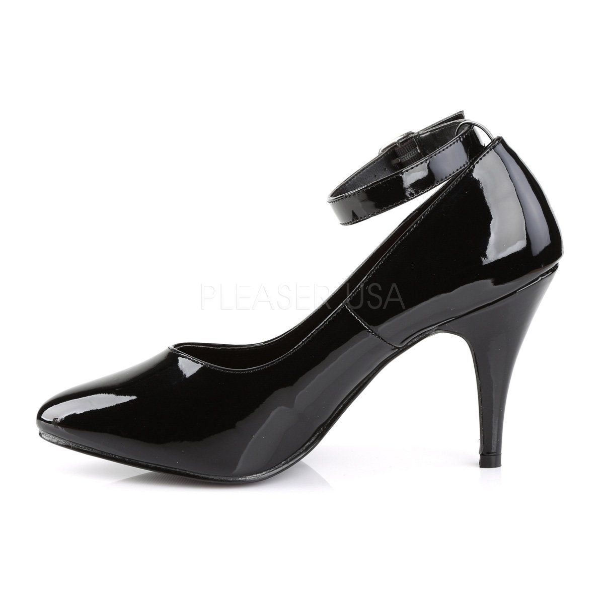 DREAM-431 Black Patent Pleaser Pink Label