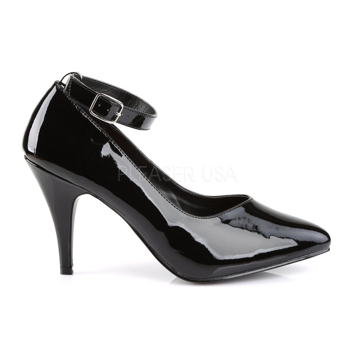 DREAM-431 Black Patent Pleaser Pink Label