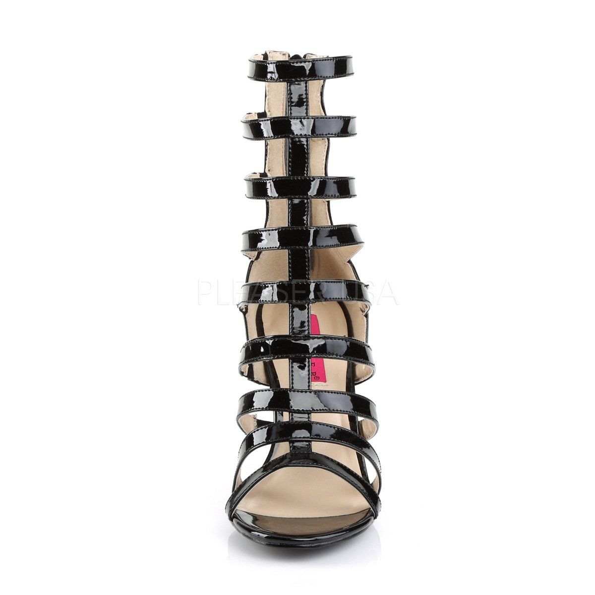 DREAM-438 Black Patent Pleaser Pink Label