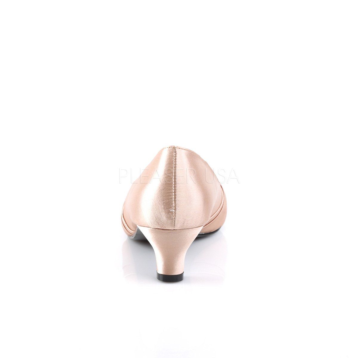 FAB-422 Blush Satin Pleaser Pink Label