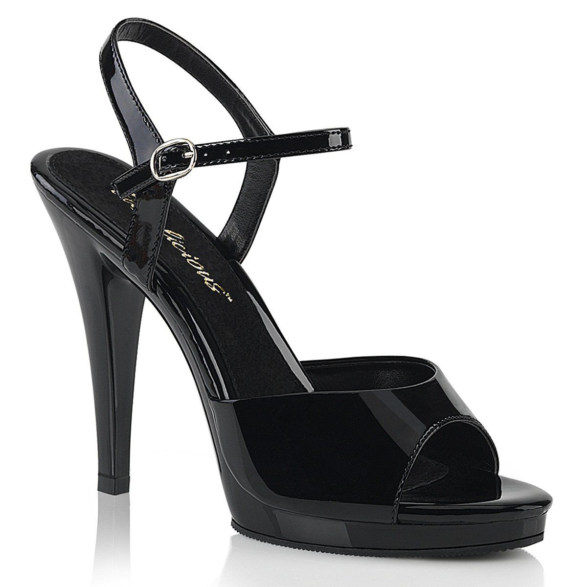 FLAIR-409 Black Patent/Black Fabulicious