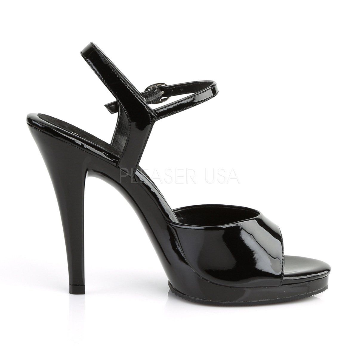 FLAIR-409 Black Patent/Black Fabulicious