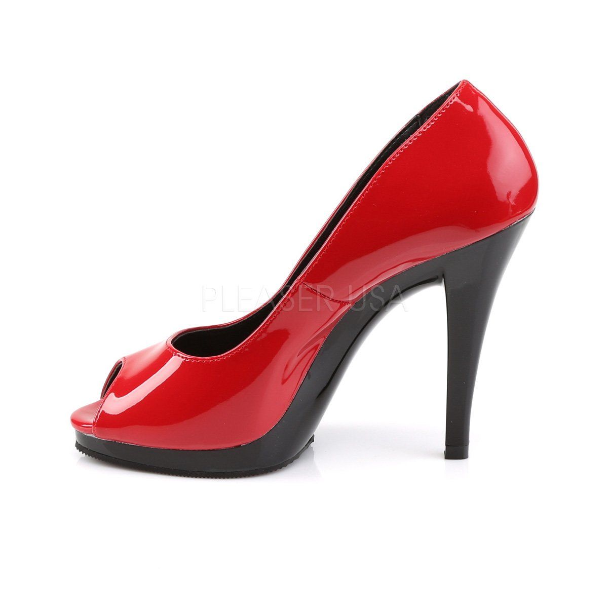 FLAIR-474 Red/Black Pleaser Pink Label