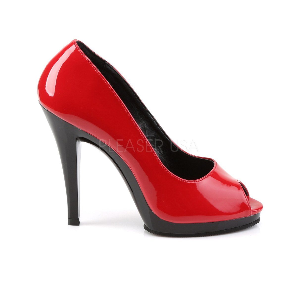 FLAIR-474 Red/Black Pleaser Pink Label
