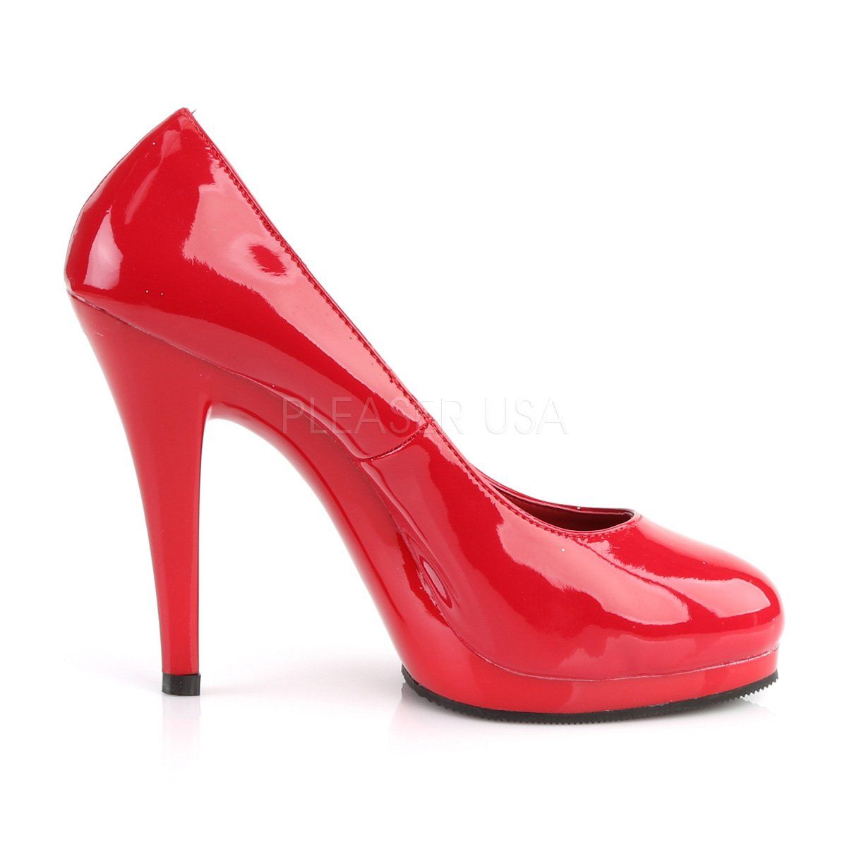 FLAIR-480 Red Patent/Red Pleaser Pink Label