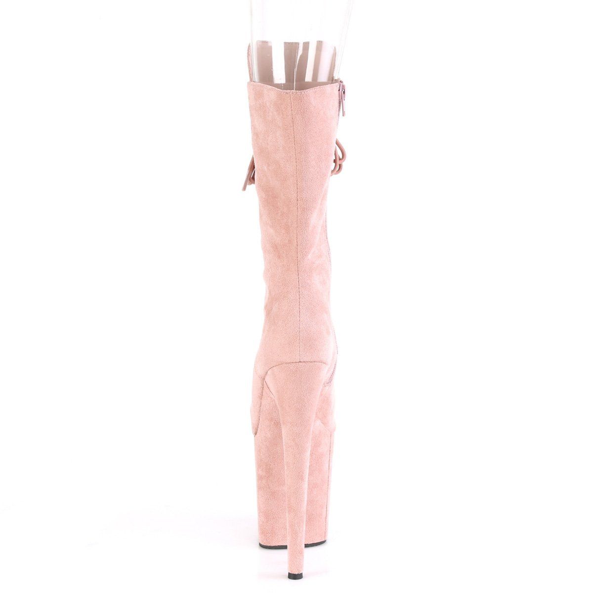 FLAMINGO-1051FS Dusty Blush Faux Suede/Dusty Blush Faux Suede Mid-Calf Boot Pleaser
