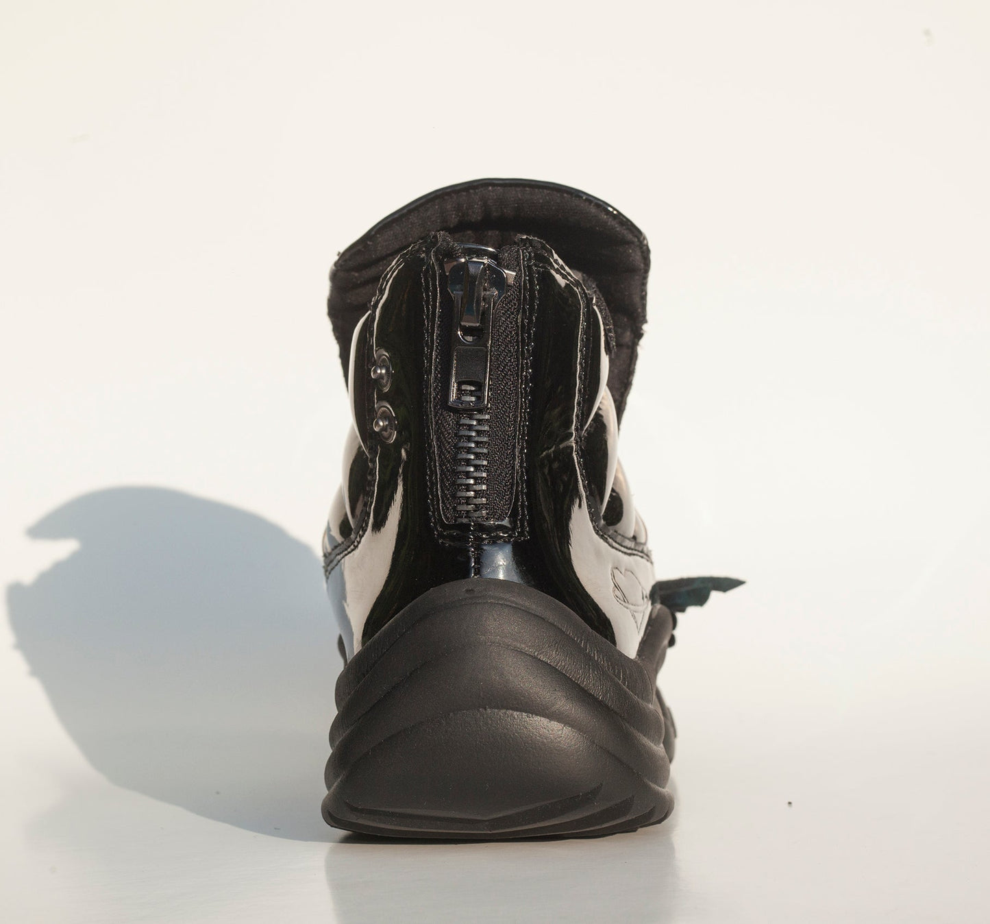 FLYH HI Winged Sneaker Black
