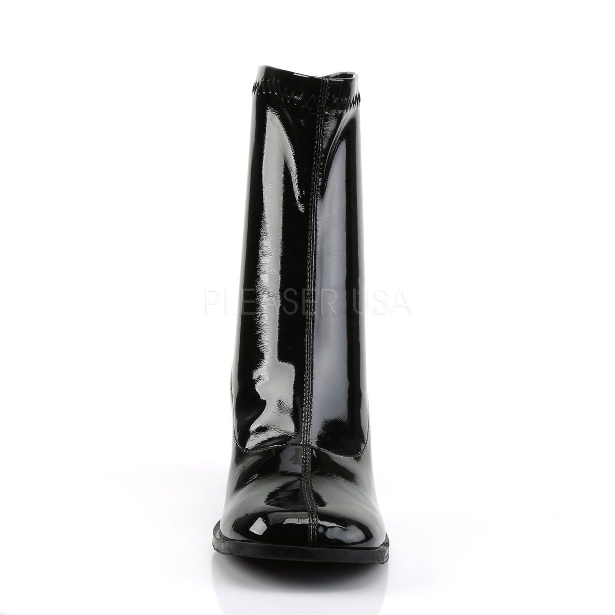 GOGO-150 Black Stretch Patent Funtasma