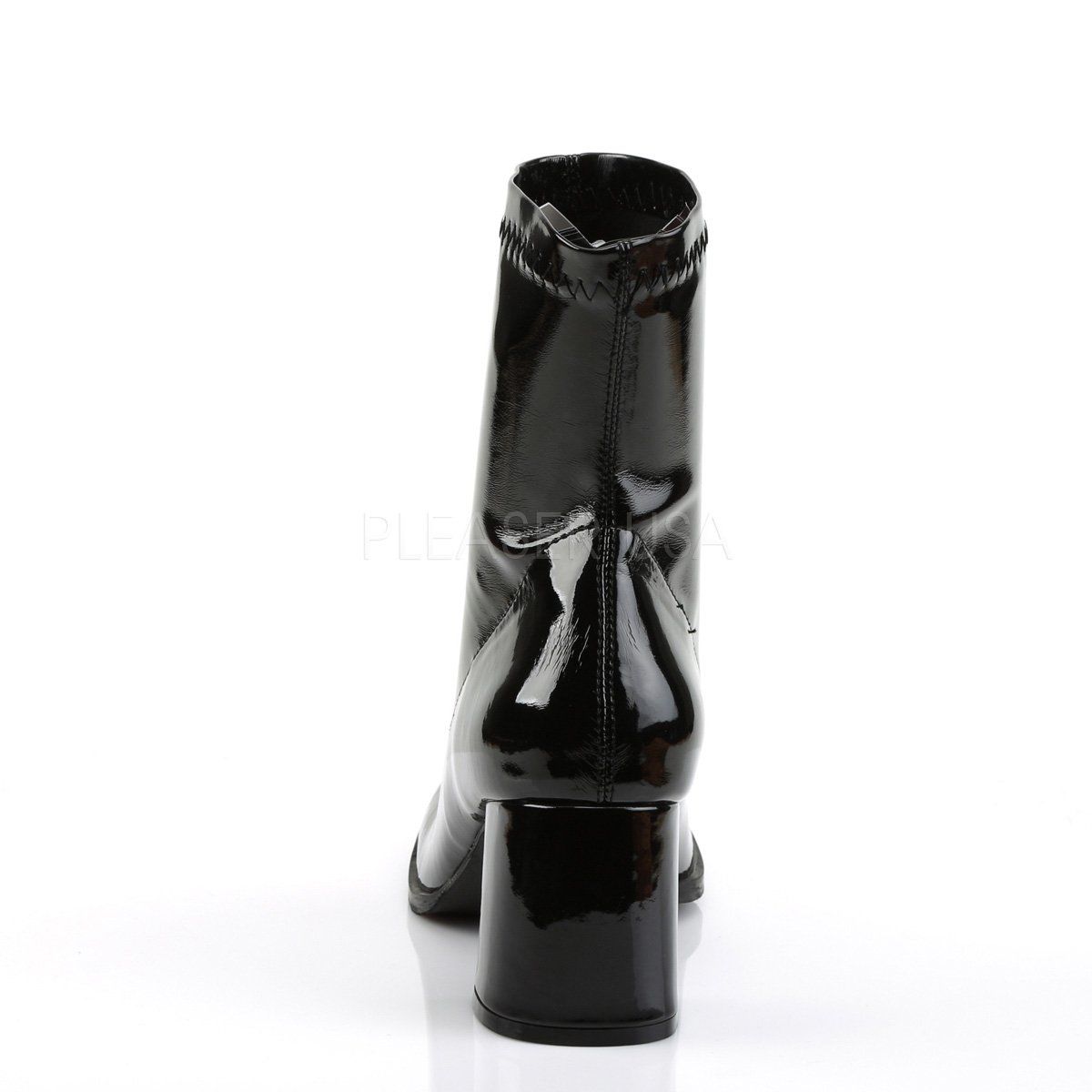 GOGO-150 Black Stretch Patent Funtasma