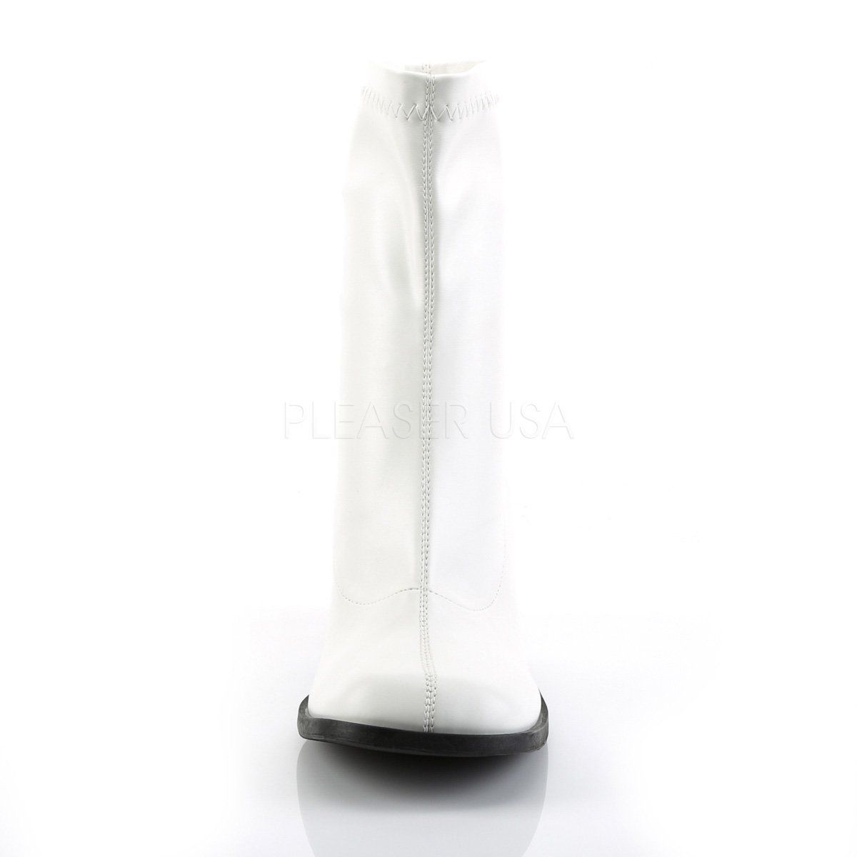 GOGO-150 White Stretch Pu Funtasma