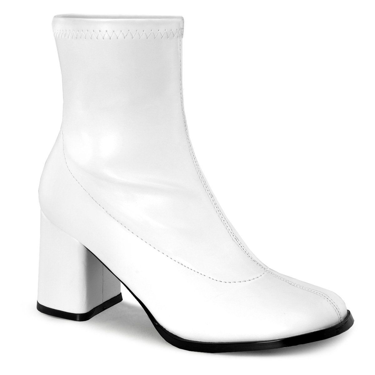 GOGO-150 White Stretch Pu Funtasma
