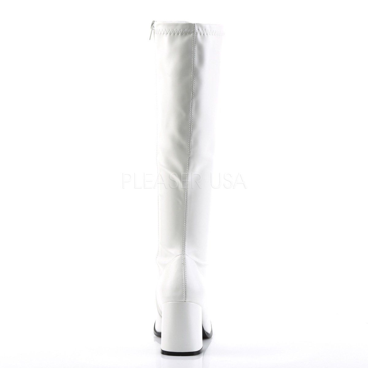 GOGO-300 White Stretch Pu Funtasma