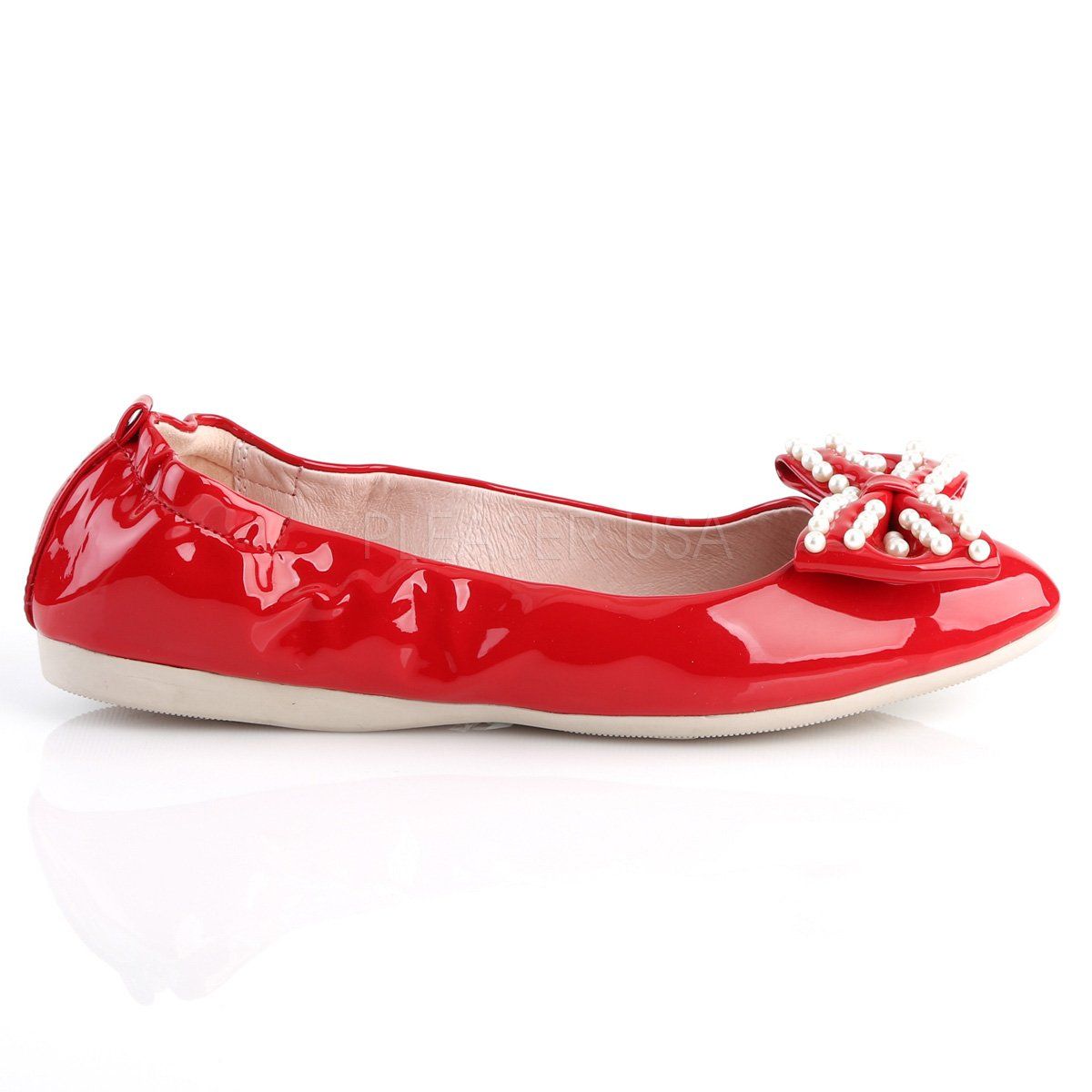 IVY-09 Red Patent Pin Up Couture