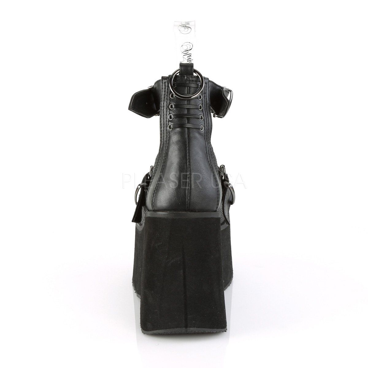 KERA-12 Black Vegan Leather Mary Janes Demonia