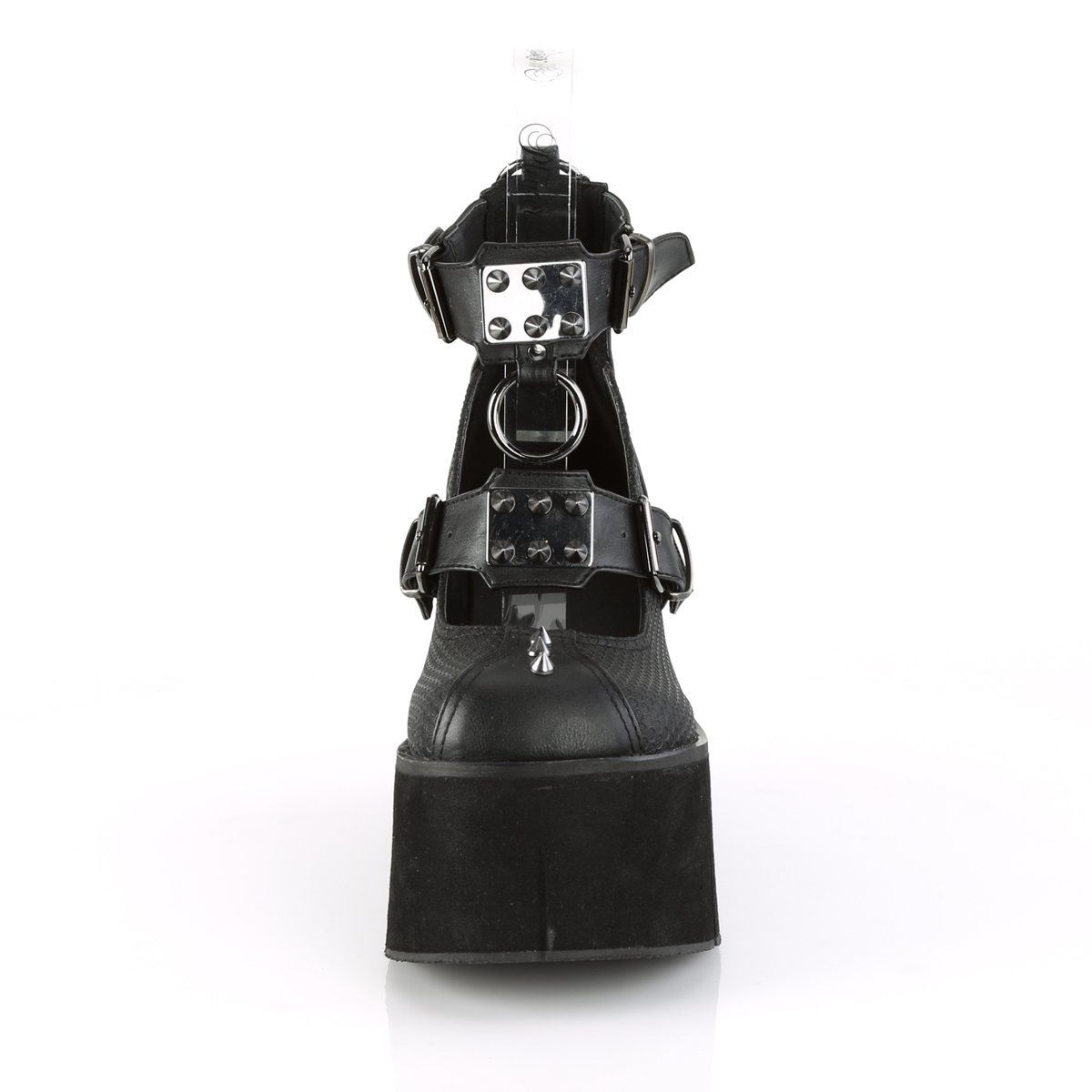 KERA-12 Black Vegan Leather Mary Janes Demonia