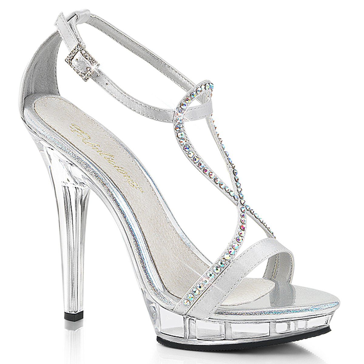 LIP-156 Silver Satin/Clear Fabulicious