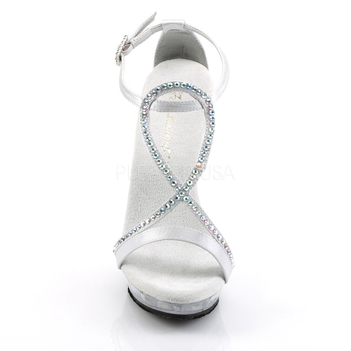 LIP-156 Silver Satin/Clear Fabulicious