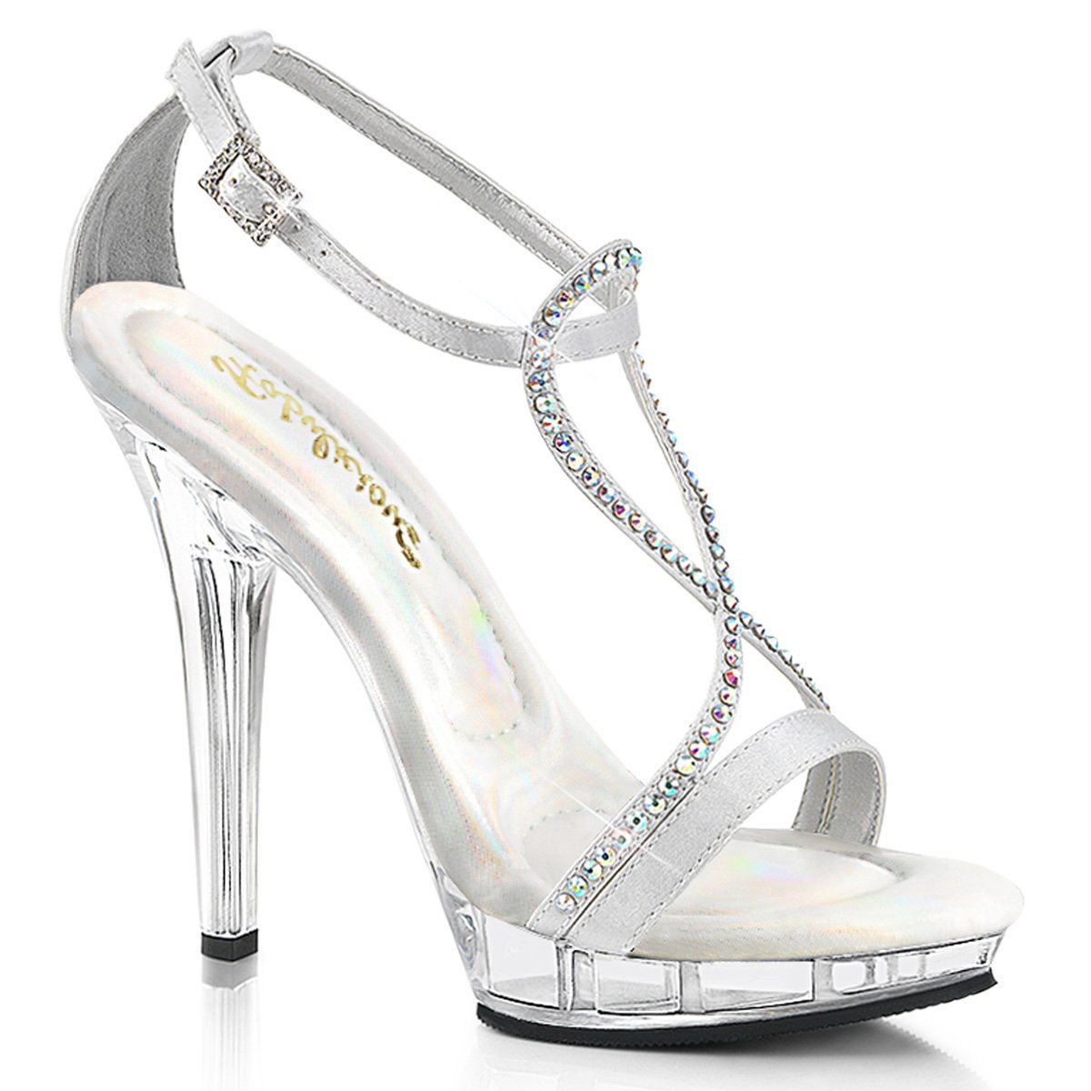 LIP-156 Silver Satin/Clear Fabulicious