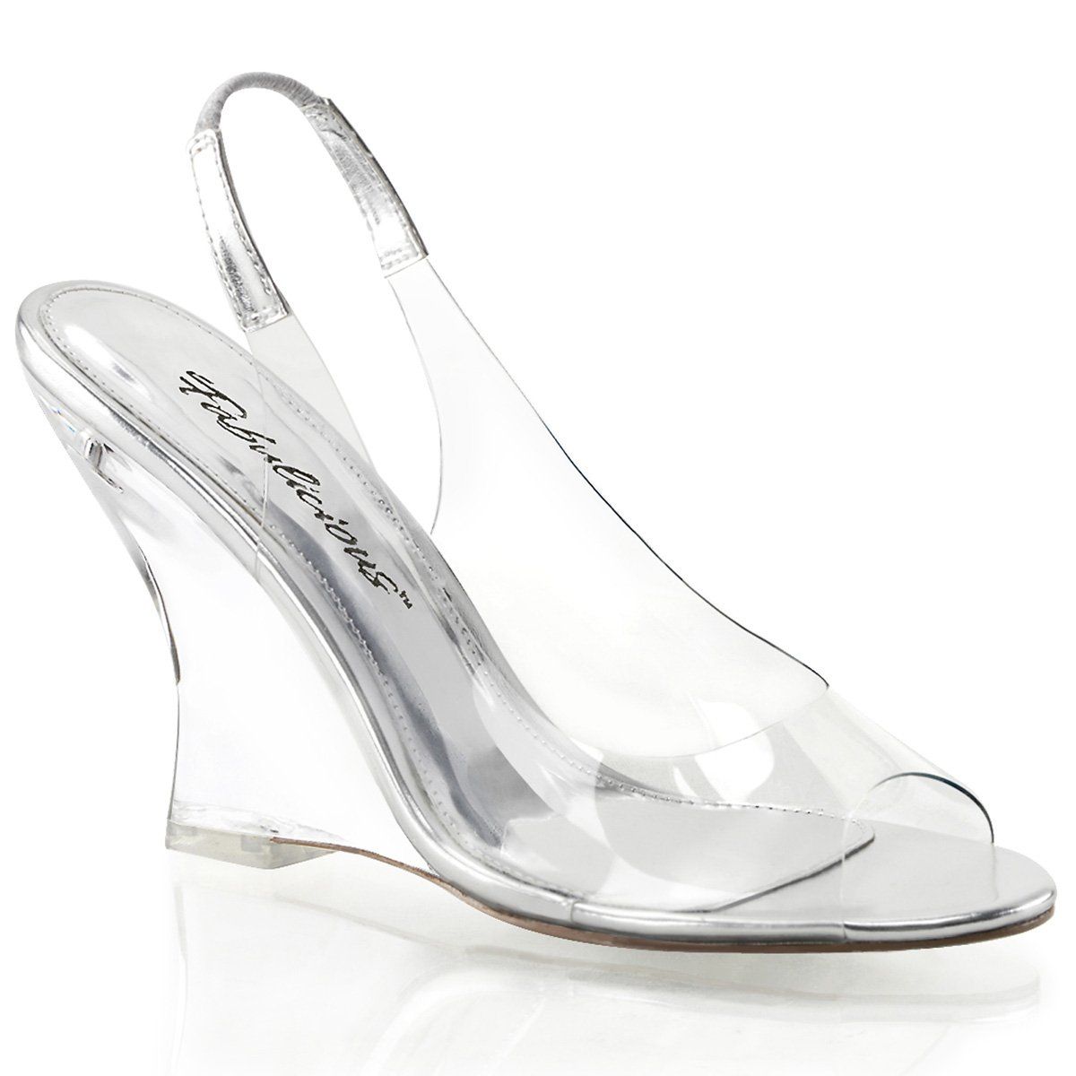 LOVELY-450 Clear-Silver/Clear Fabulicious