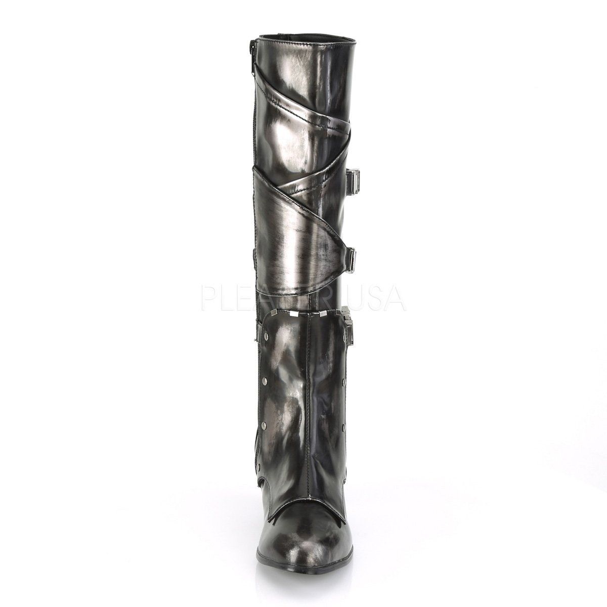 MAIDEN-8820 Pewter Brush-Off Pu Funtasma