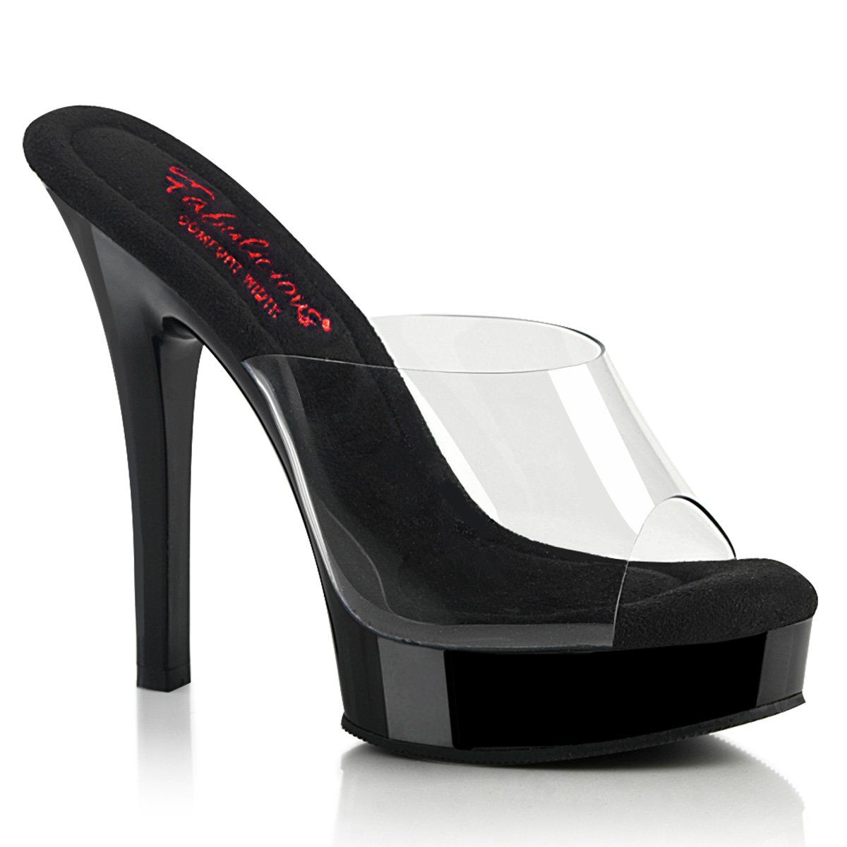 MAJESTY-501 Clear/Black Fabulicious