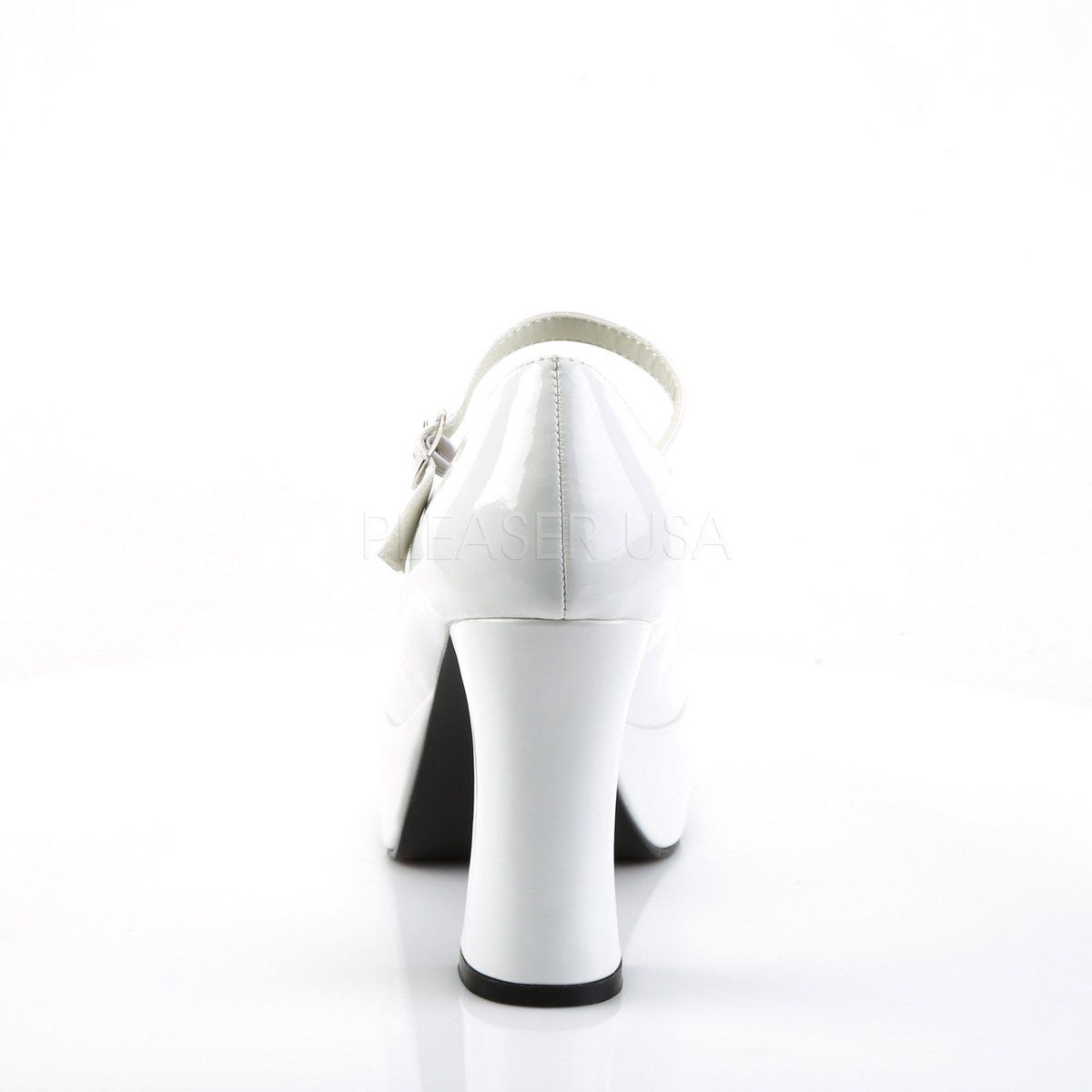 MARYJANE-50 White Patent Funtasma