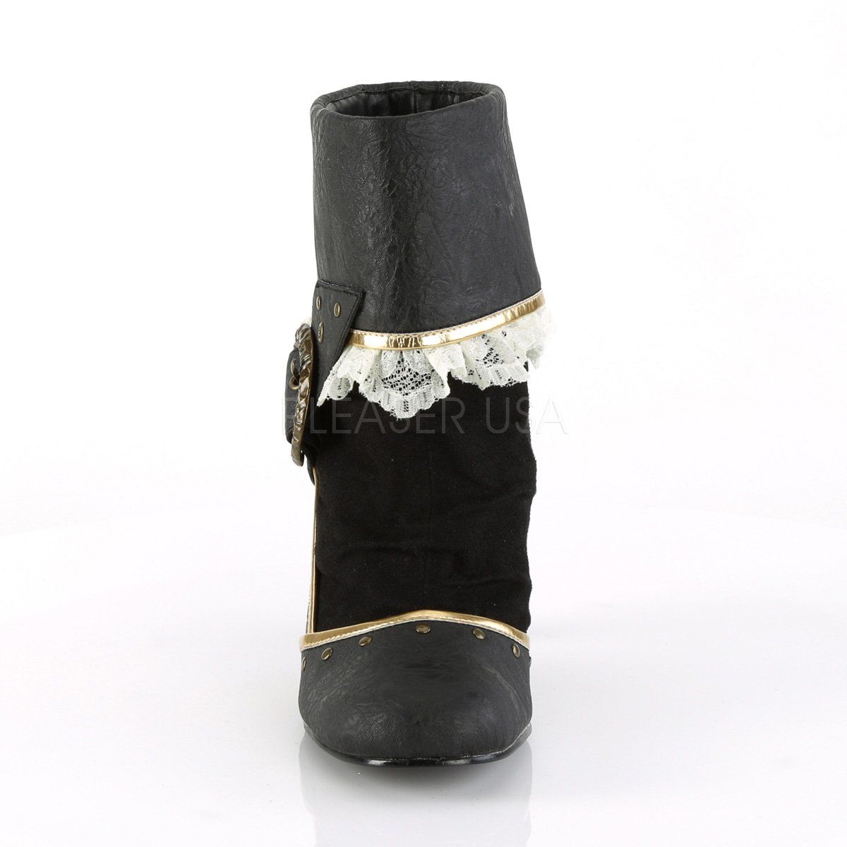 MATEY-115 Black Distressed Pu-Microfiber Funtasma