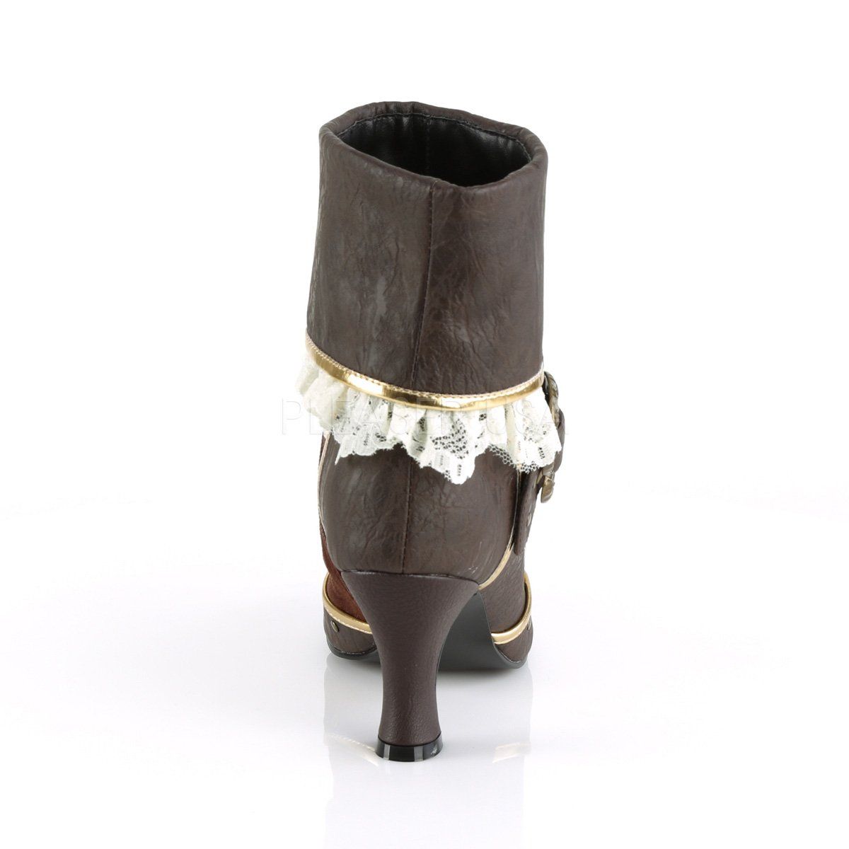 MATEY-115 Brown Distressed Pu-Microfiber Funtasma